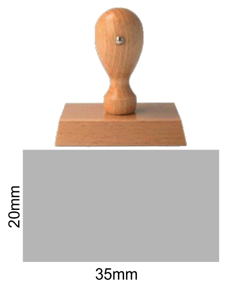 Stempel Klassik HOLZ